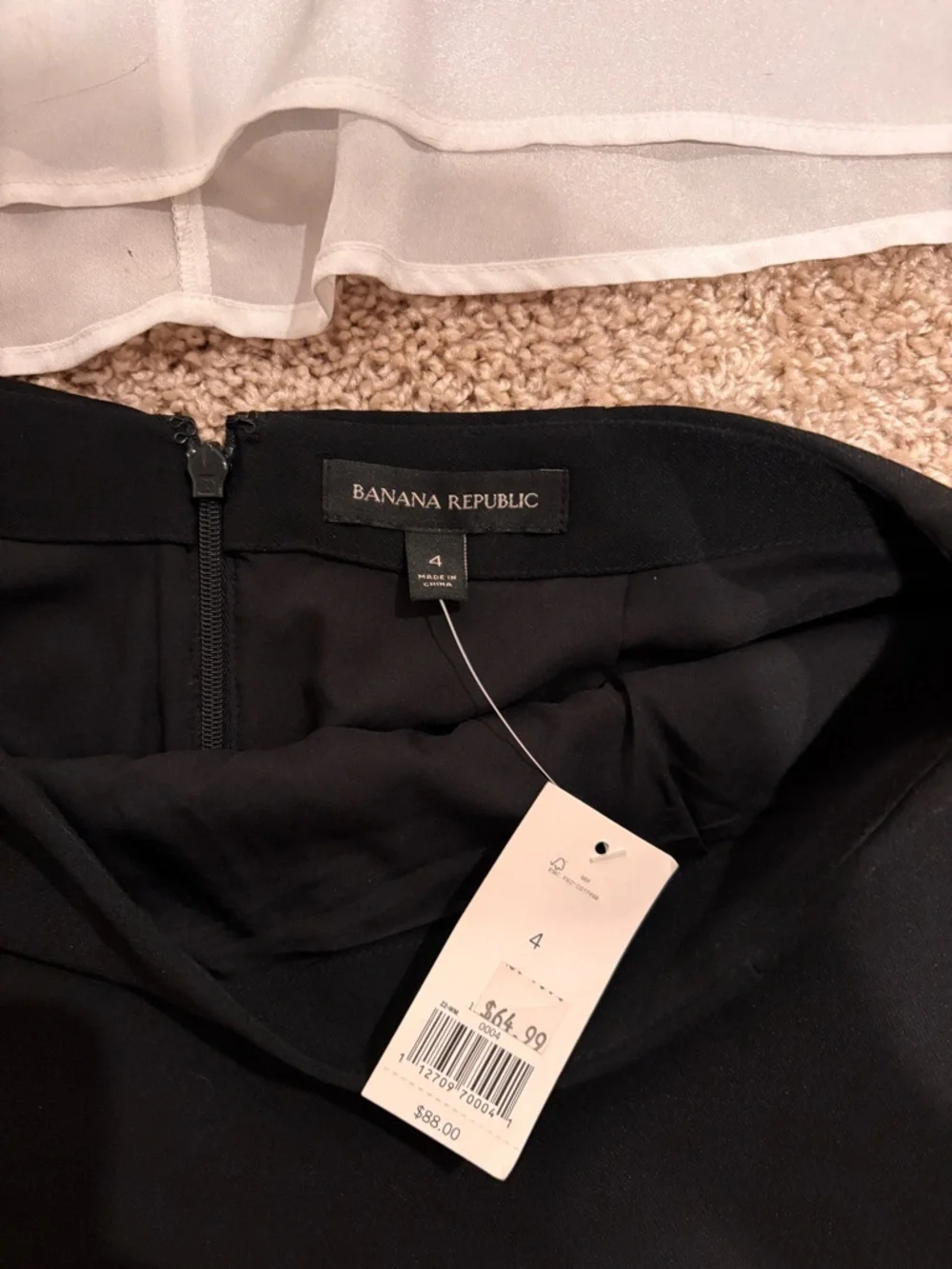 NWT Banana Republic and The Limited Black & White Top and Skirt Set Sz S and 4